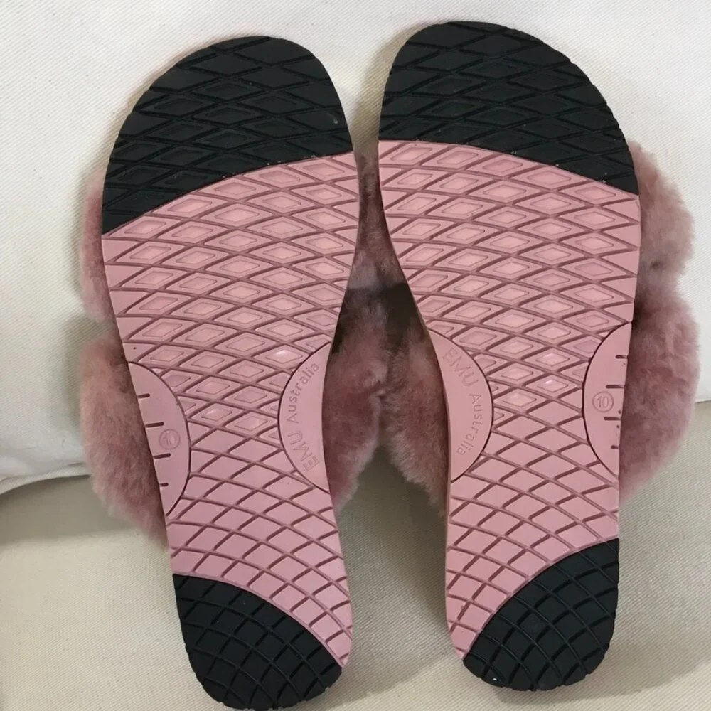 EMU Australian Mayberry Sheepskin Fur Sandal